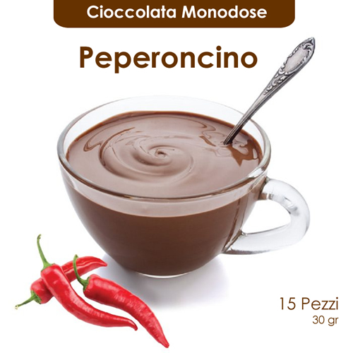 Cioccolata calda monodose al peperoncino