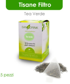 Tisane filtro tea verde